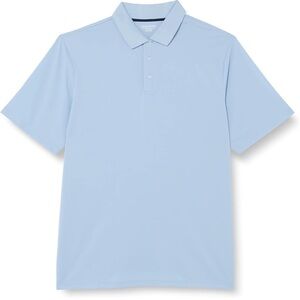 Amazon Essentials Men’s Slim- Fit Quick-Dry Golf Polo Shirt Light Blue